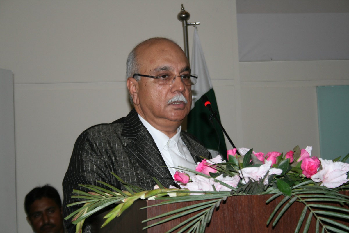 Mr. Izzat Majeed at inauguration ceremony