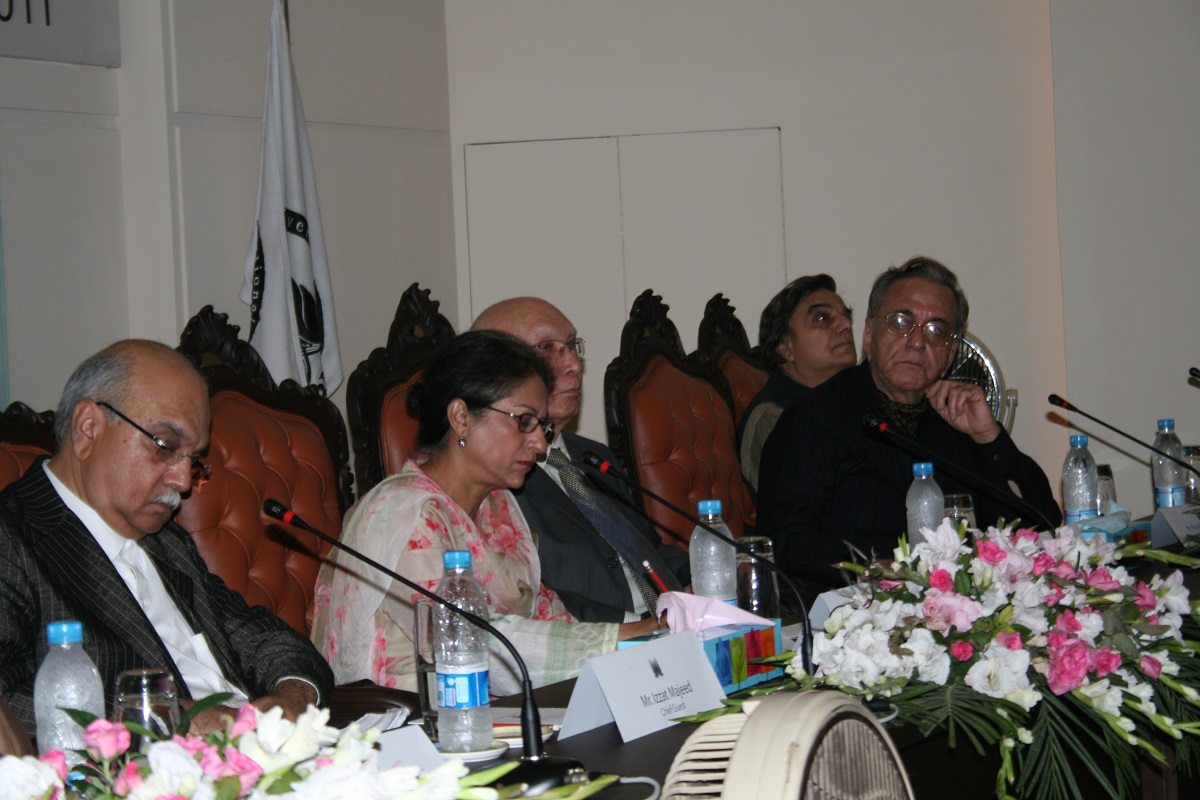 Izzat Majeed with distinguished guests